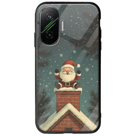 Chimney Santa Xiaomi Poco F7 5G Groove TPU (Tempered Glass και TPU)