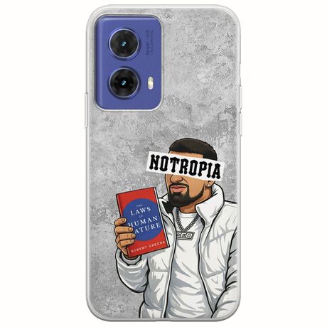 Epic Quotes - Notropia Motorola Moto G85 5G Flexible TPU (Διάφανη Σιλικόνη)