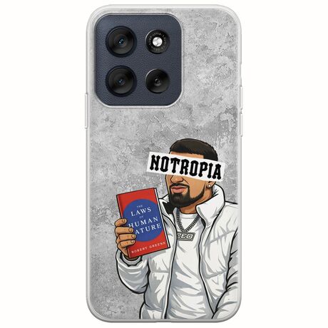 Epic Quotes - Notropia Motorola Moto G56 5G Flexible TPU (Διάφανη Σιλικόνη)