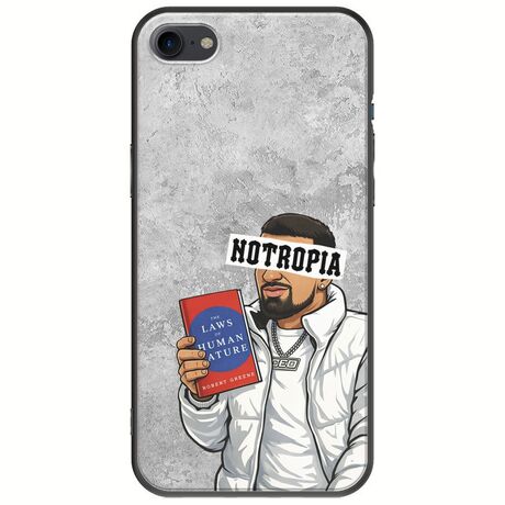 Epic Quotes - Notropia iPhone 8 Black TPU (Μαύρη Σιλικόνη)