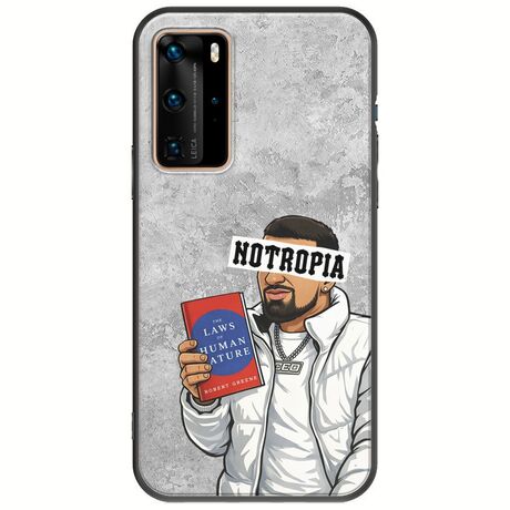 Epic Quotes - Notropia Huawei P40 Pro Black TPU (Μαύρη Σιλικόνη)