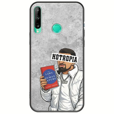 Epic Quotes - Notropia Huawei P40 Lite E Black TPU (Μαύρη Σιλικόνη)
