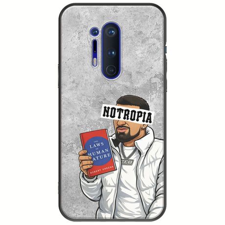 Epic Quotes - Notropia OnePlus 8 Pro Black TPU (Μαύρη Σιλικόνη)