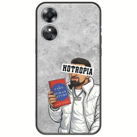 Epic Quotes - Notropia Oppo A17 Black TPU (Μαύρη Σιλικόνη)