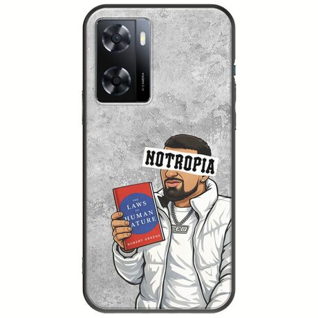 Epic Quotes - Notropia Oppo A57 4G Black TPU (Μαύρη Σιλικόνη)