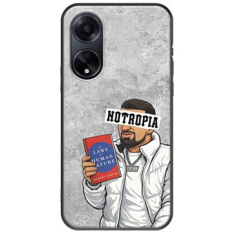 Epic Quotes - Notropia Oppo A98 5G Black TPU (Μαύρη Σιλικόνη)