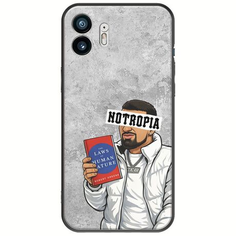 Epic Quotes - Notropia Nothing Phone (2) Black TPU (Μαύρη Σιλικόνη)