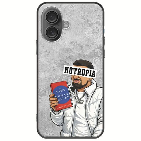 Epic Quotes - Notropia iPhone 16 Plus Black TPU (Μαύρη Σιλικόνη)