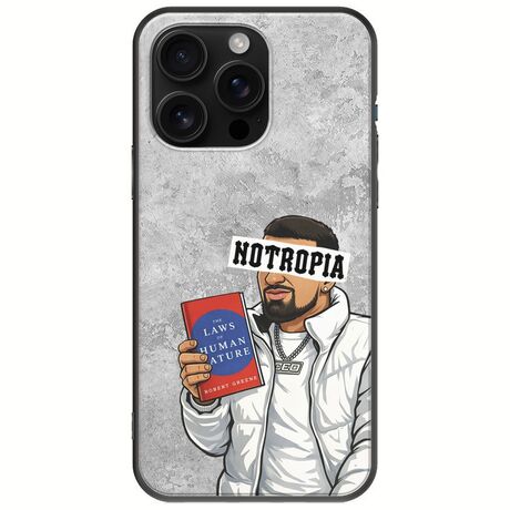 Epic Quotes - Notropia iPhone 16 Pro Max Black TPU (Μαύρη Σιλικόνη)