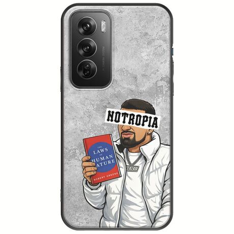 Epic Quotes - Notropia Oppo Reno 12 Pro 5G Black TPU (Μαύρη Σιλικόνη)