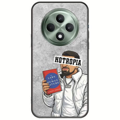 Epic Quotes - Notropia Oppo Reno 12 F 5G Black TPU (Μαύρη Σιλικόνη)