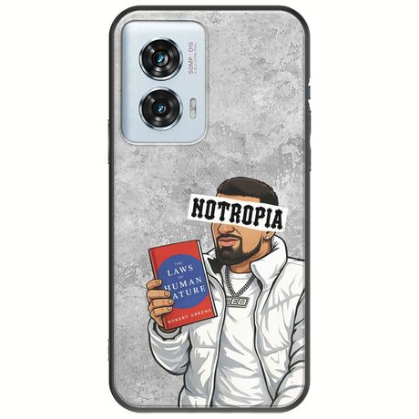 Epic Quotes - Notropia Motorola Edge 50 Fusion 5G Black TPU (Μαύρη Σιλικόνη)