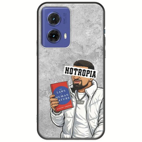 Epic Quotes - Notropia Motorola Moto G85 5G Black TPU (Μαύρη Σιλικόνη)