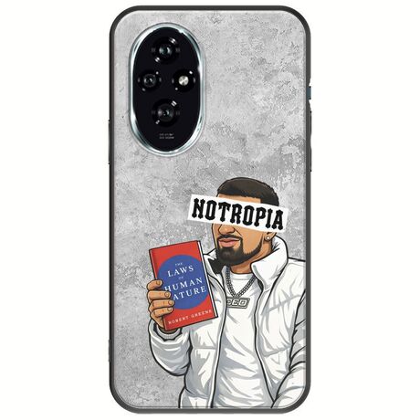 Epic Quotes - Notropia Honor 200 5G Black TPU (Μαύρη Σιλικόνη)