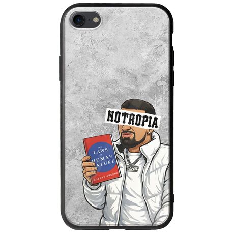 Epic Quotes - Notropia iPhone SE 2020 Groove TPU (Tempered Glass και TPU)