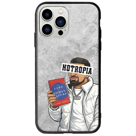 Epic Quotes - Notropia iPhone 14 Pro Groove TPU (Tempered Glass και TPU)