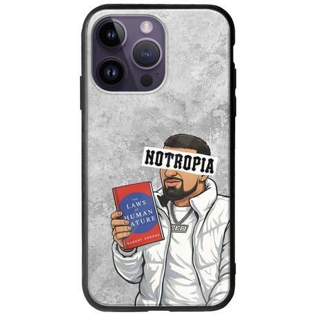 Epic Quotes - Notropia iPhone 15 Pro Groove TPU (Tempered Glass και TPU)