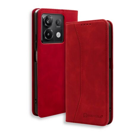 θήκη bodycell pu leather για redmi note 13 pro 5g