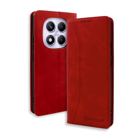 Θήκη Bodycell PU Leather Book Xiaomi 14 Pro 5G Poco X7 κόκκινη θήκη book Xiaomi 14 Pro 5G Bodycell