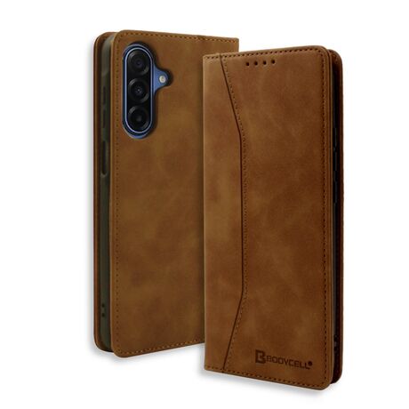 Θήκη Book PU Leather Bodycell Samsung Galaxy A17 5G καφέ