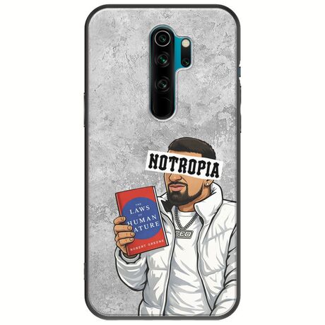 Epic Quotes - Notropia Xiaomi Redmi Note 8 Pro Black TPU (Μαύρη Σιλικόνη)
