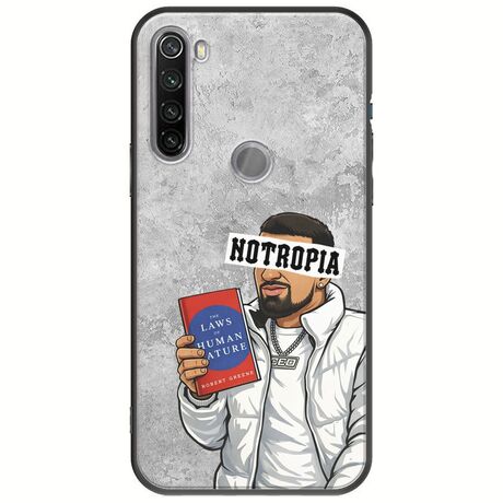 Epic Quotes - Notropia Xiaomi Redmi Note 8T Black TPU (Μαύρη Σιλικόνη)