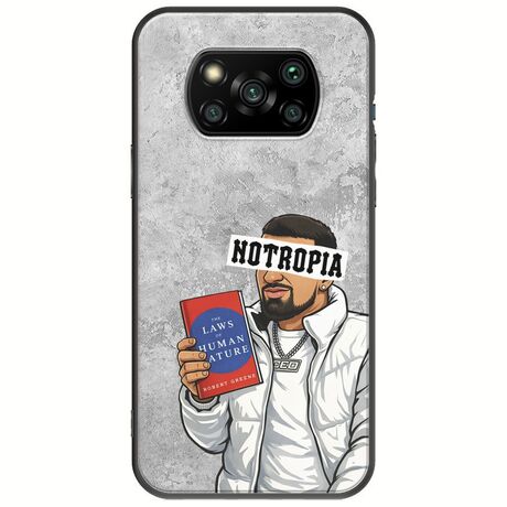 Epic Quotes - Notropia Xiaomi Poco X3 NFC / X3 Pro Black TPU (Μαύρη Σιλικόνη)
