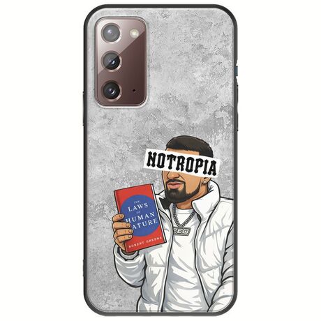 Epic Quotes - Notropia Samsung Galaxy Note 20 Black TPU (Μαύρη Σιλικόνη)