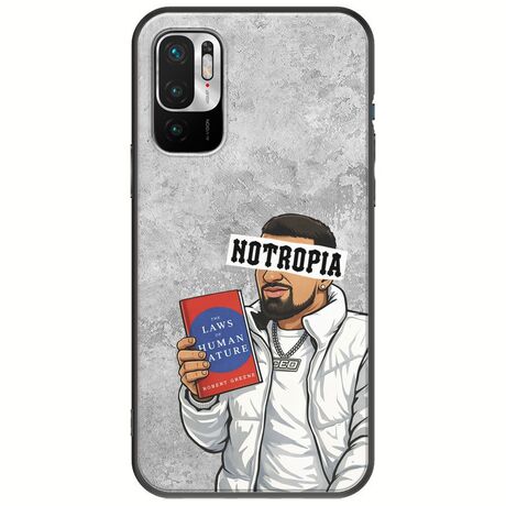 Epic Quotes - Notropia Xiaomi Redmi Note 10 5G Black TPU (Μαύρη Σιλικόνη)