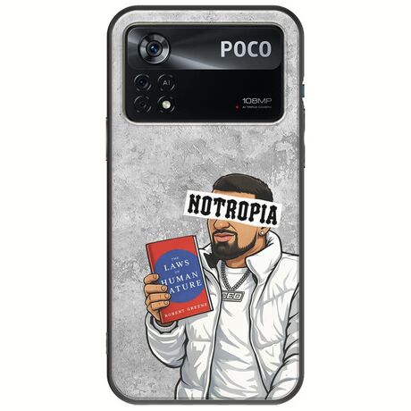 Epic Quotes - Notropia Xiaomi Poco X4 Pro 5G Black TPU (Μαύρη Σιλικόνη)