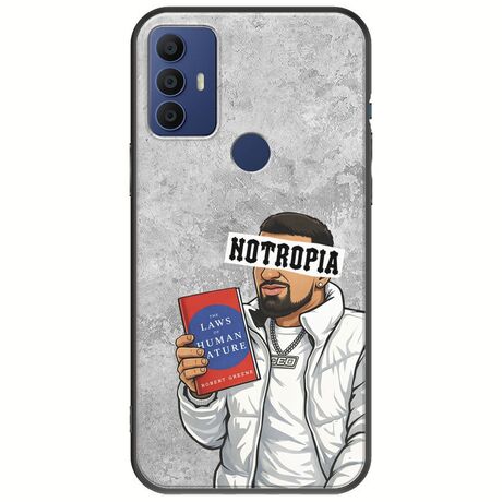 Epic Quotes - Notropia TCL 305 / 306 / 30E / 30SE Black TPU (Μαύρη Σιλικόνη)