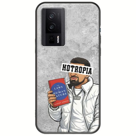 Epic Quotes - Notropia Xiaomi Poco F5 Pro 5G Black TPU (Μαύρη Σιλικόνη)