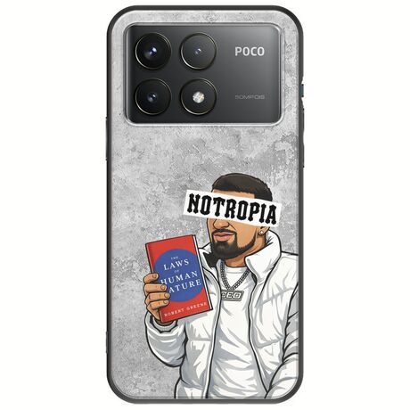 Epic Quotes - Notropia Xiaomi Poco F6 Pro 5G Black TPU (Μαύρη Σιλικόνη)