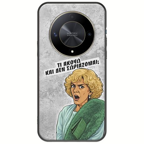 Epic Quotes - Τί Ακούω ? Honor Magic 6 Lite 5G Black TPU (Μαύρη Σιλικόνη)