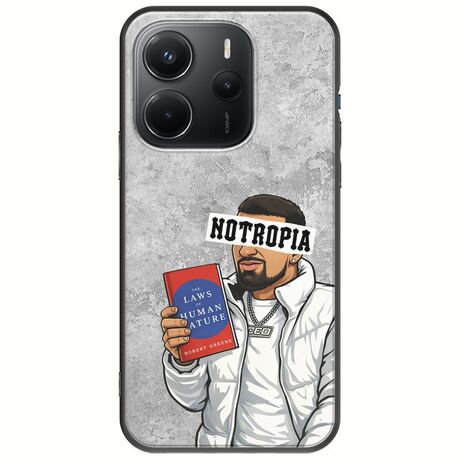 Epic Quotes - Notropia Xiaomi Redmi Note 14 4G Black TPU (Μαύρη Σιλικόνη)