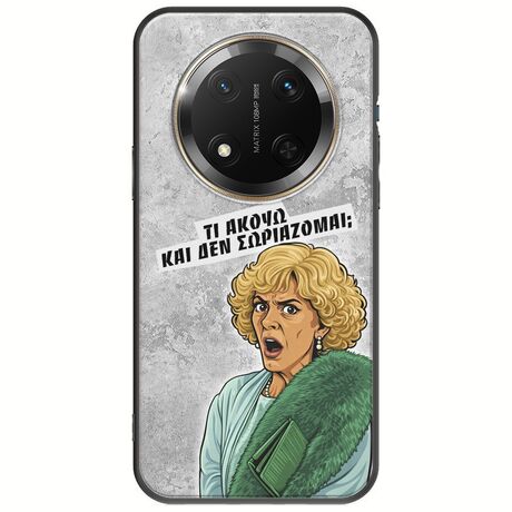 Epic Quotes - Τί Ακούω ? Honor Magic 7 Lite 5G Black TPU (Μαύρη Σιλικόνη)