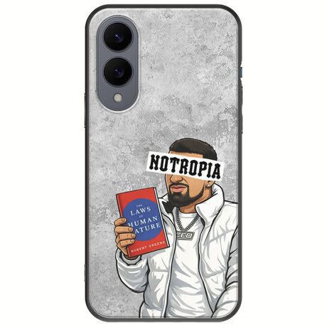Epic Quotes - Notropia Samsung Galaxy S25 Edge 5G Black TPU (Μαύρη Σιλικόνη)