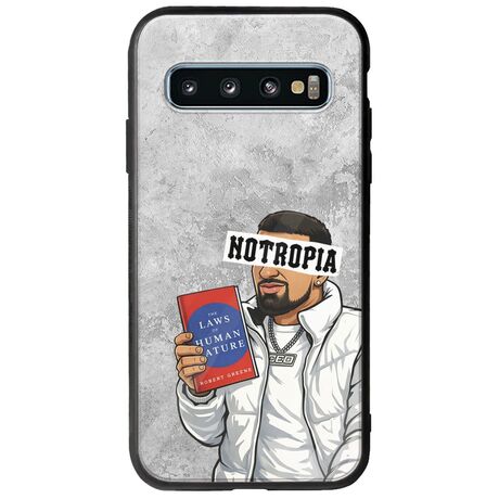 Epic Quotes - Notropia Samsung Galaxy S10 Plus Groove TPU (Tempered Glass και TPU)
