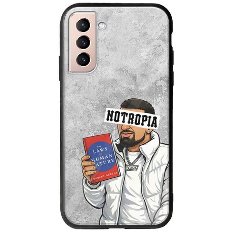Epic Quotes - Notropia Samsung Galaxy S21 Groove TPU (Tempered Glass και TPU)