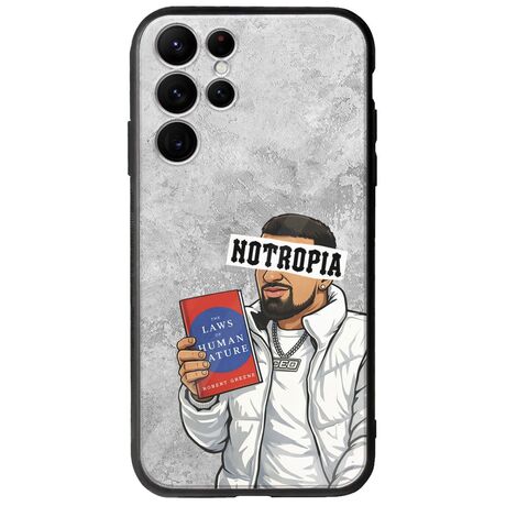 Epic Quotes - Notropia Samsung Galaxy S22 Ultra Groove TPU (Tempered Glass και TPU)