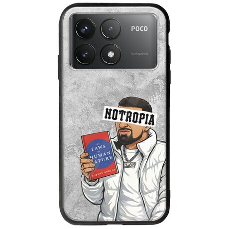 Epic Quotes - Notropia Xiaomi Poco F6 Pro 5G Groove TPU (Tempered Glass και TPU)
