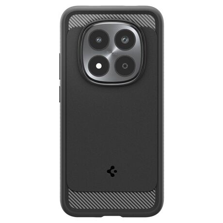 Carbon fiber λεπτομέρειες στη θήκη Spigen Rugged Armor για Xiaomi Redmi Note 15 Pro 5G