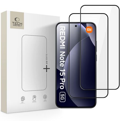 Tech-Protect Glass Fit+ Xiaomi Redmi Note 15 Pro 5G προστατευτικό οθόνης