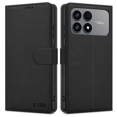 Tech Protect Wallet θήκη Xiaomi Poco F8 Pro 5G μαύρη
