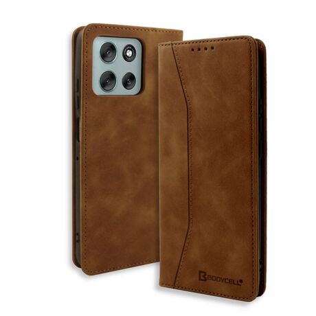 θήκη Motorola G56 5G PU leather καφέ book