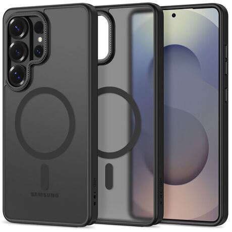 θήκη samsung s26 ultra magcam magsafe matte black εμπρόςtech protect magcam θήκη πίσω όψη samsung s26 ultra
