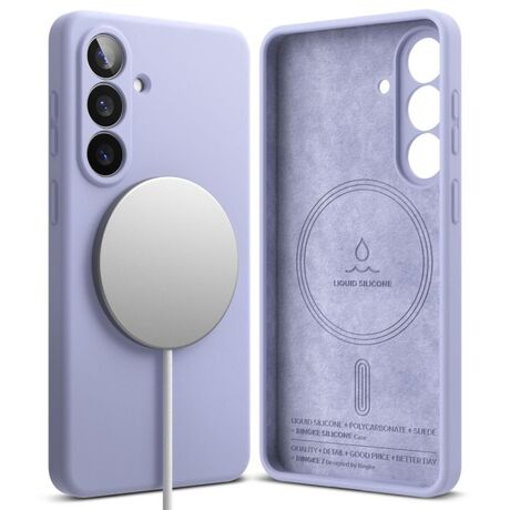 ringke silicone magnetic magsafe θήκη samsung galaxy s26 lavender