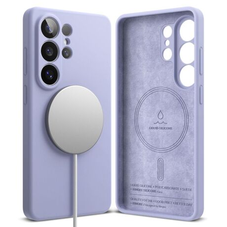 ringke silicone magnetic magsafe θήκη samsung galaxy s26 ultra lavender