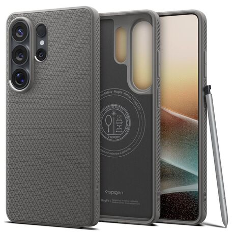 spigen liquid air marble gray θήκη για samsung galaxy s26 Ultra 5g πίσω όψη