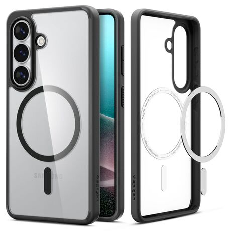 spigen Matte Blackmagsafe case samsung s26+ διάφανη πλάτη